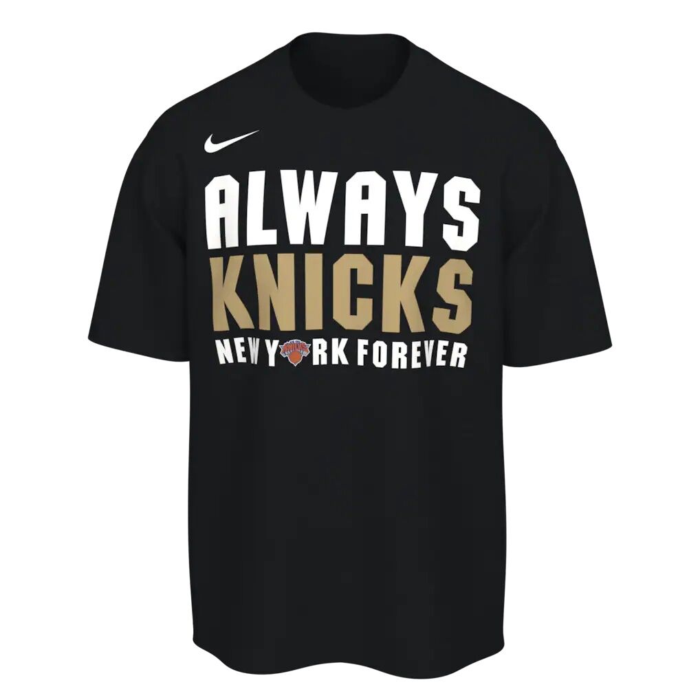 New York Knicks Nike 2026 NBA Finals Champions Roster Club T-Shirt