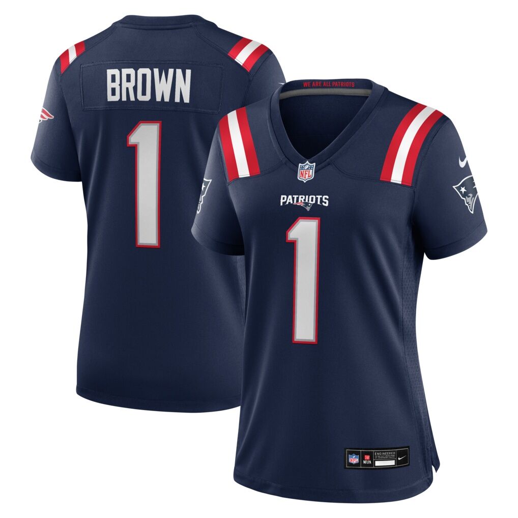A.J. Brown New England Patriots Nike Women's Game Jersey