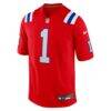 A.J. Brown New England Patriots Nike Game Jersey - Red - Side View