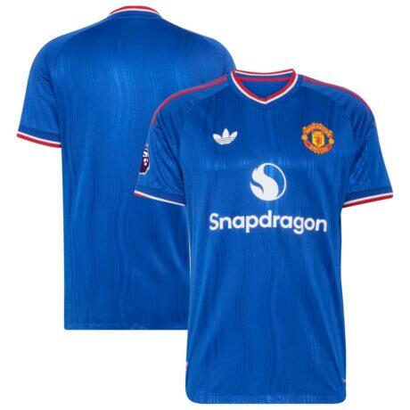 Manchester United adidas 2026/27 Away On-Field Authentic Patch Jersey - - Front View