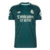 Real Madrid adidas 2026/27 Away On-Field Authentic Patch Jersey - Green - Detail View