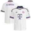 Bayern Munich adidas Youth 2026/27 Away Replica Jersey - White - Front View