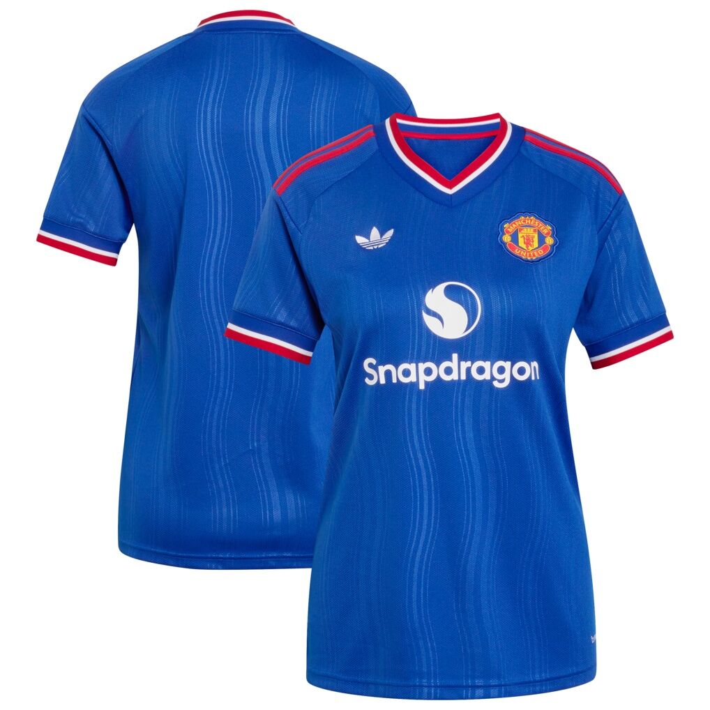 Manchester United adidas Women's 2026/27 Away Replica Jersey - Royal