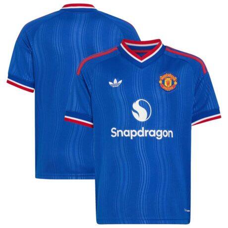 Manchester United adidas Youth 2026/27 Away Replica Jersey - - Front View