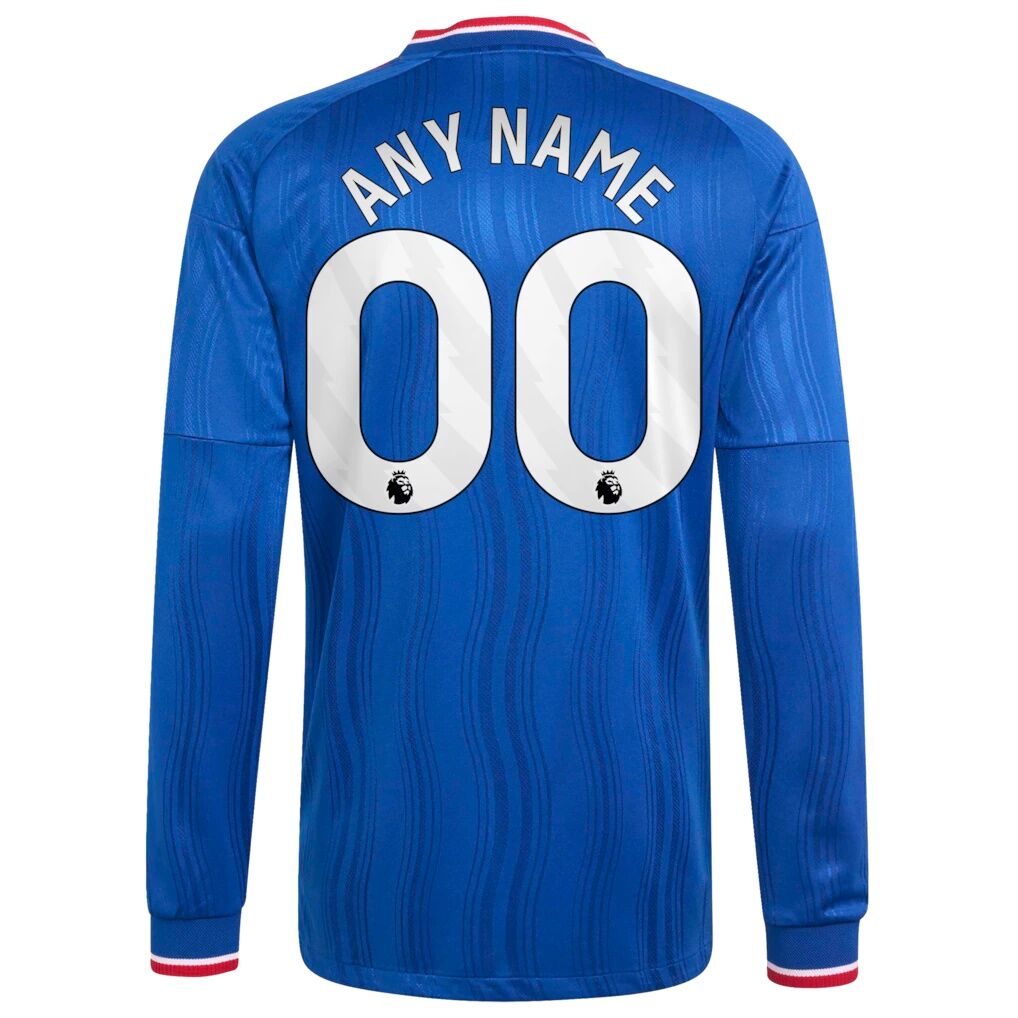 Manchester United adidas 2026/27 Away On-Field Authentic Custom Long Sleeve Jersey - Royal