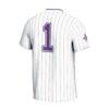 Furman Paladins GameDay Greats Unisex Lightweight Collegiate Softball Fashion Jersey - White - Detail View