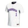 Furman Paladins GameDay Greats Unisex Lightweight Collegiate Softball Fashion Jersey - White - Side View
