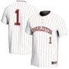 Charleston Cougars GameDay Greats Unisex Lightweight Collegiate Softball Fashion Jersey - White - Front View