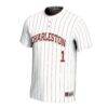 Charleston Cougars GameDay Greats Unisex Lightweight Collegiate Softball Fashion Jersey - White - Side View