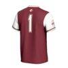 Charleston Cougars GameDay Greats Youth Lightweight Collegiate Softball Fashion Jersey - Maroon - Detail View