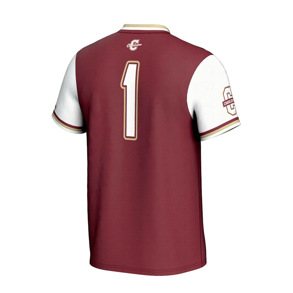 Charleston Cougars GameDay Greats Youth Lightweight Collegiate Softball Fashion Jersey - Maroon