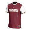 Charleston Cougars GameDay Greats Youth Lightweight Collegiate Softball Fashion Jersey - Maroon - Side View