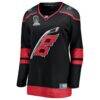 Carolina Hurricanes Fashion7 Women's 2026 Stanley Cup Champions Home Breakaway Jersey - Black - Side View
