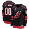 Carolina Hurricanes Fashion7 Women's 2026 Stanley Cup Champions Home Breakaway Custom Jersey - Black - Front View