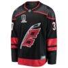 Andrei Svechnikov Carolina Hurricanes Fashion7 2026 Stanley Cup Champions Home Breakaway Jersey - Black - Side View