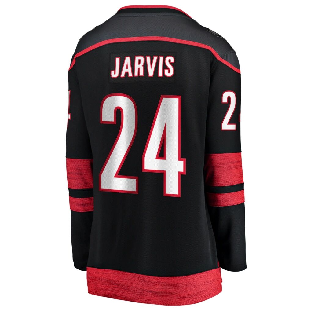 Seth Jarvis Carolina Hurricanes Fashion7 Women's 2026 Stanley Cup Champions Home Breakaway Jersey
