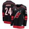 Seth Jarvis Carolina Hurricanes Fashion7 Women's 2026 Stanley Cup Champions Home Breakaway Jersey - Black - Front View