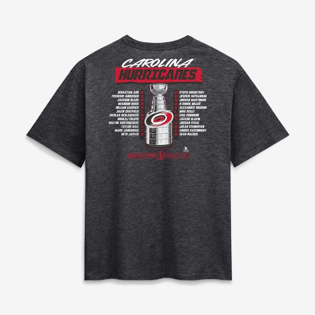 Carolina Hurricanes Women's 2026 Stanley Cup Champions Roster T-Shirt