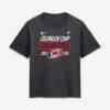 Carolina Hurricanes Women's 2026 Stanley Cup Champions Roster T-Shirt - Charcoal - Side View