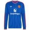 Manchester United adidas 2026/27 Away Replica Custom Long Sleeve Jersey - - Side View