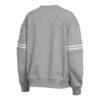 San Antonio Spurs WEAR by Erin Andrews Women's Crest Crew Sweatshirt - Gray - Detail View