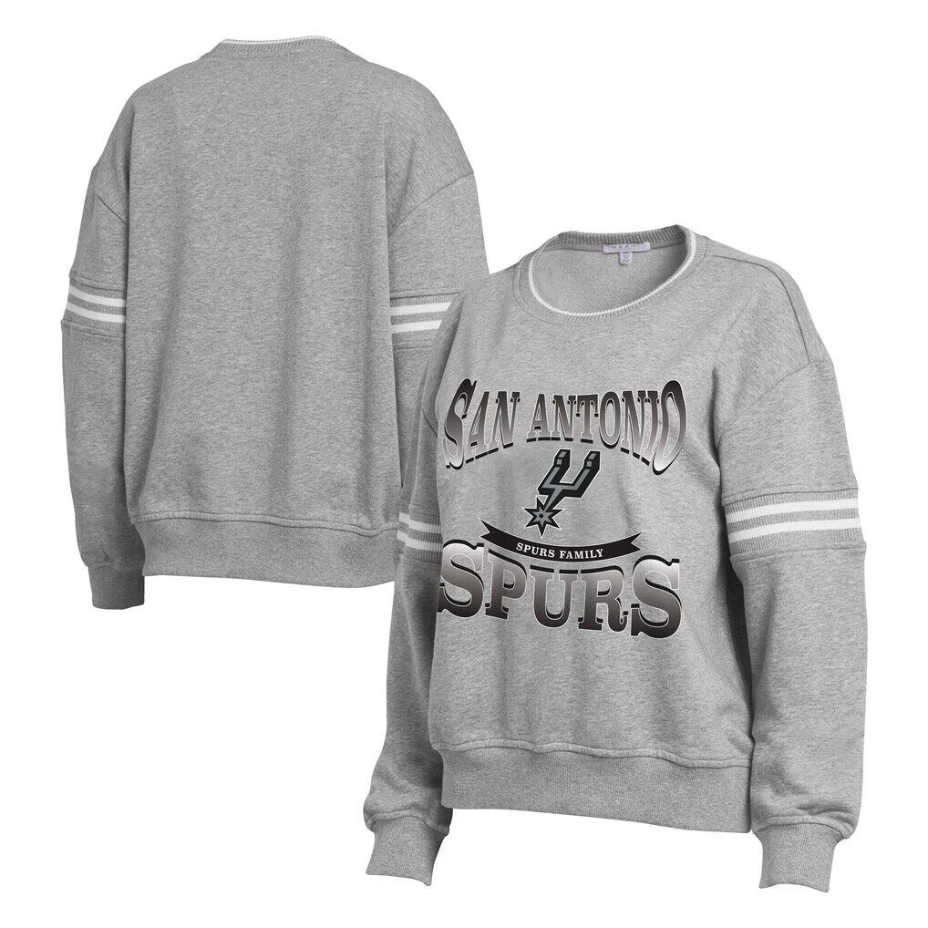 San Antonio Spurs WEAR by Erin Andrews Women's Crest Crew Sweatshirt