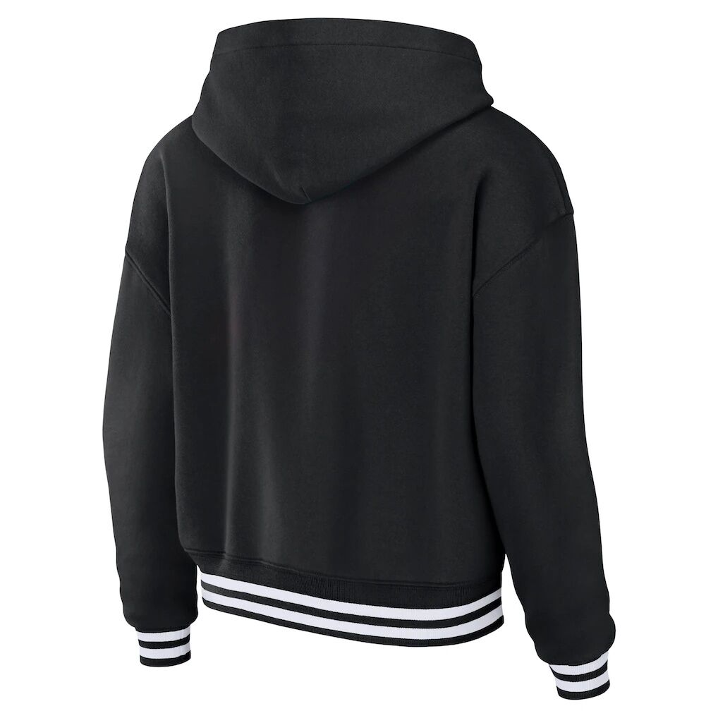 New York Knicks WEAR by Erin Andrews Women's Lace Up Hoodie