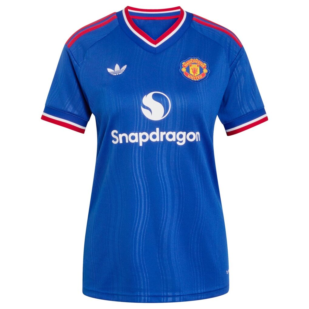 Manchester United adidas Women's 2026/27 Away Replica Custom Jersey - Royal