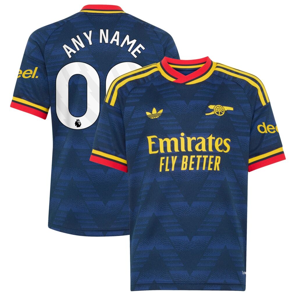 Arsenal adidas Youth 2026/27 Away Replica Custom Jersey
