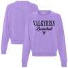 Golden State Valkyries Sportiqe Women's Ashlyn Raglan Crewneck Sweatshirt - - Front View