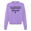 Golden State Valkyries Sportiqe Women's Ashlyn Raglan Crewneck Sweatshirt - - Side View