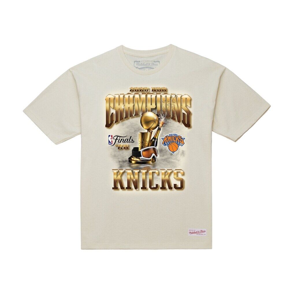 New York Knicks Mitchell & Ness 2026 NBA Finals Champions T-Shirt