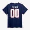 Cleveland Guardians Celebrating America's 250th Personalized Name & Number T-Shirt - Navy - Detail View