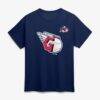Cleveland Guardians Celebrating America's 250th Personalized Name & Number T-Shirt - Navy - Side View