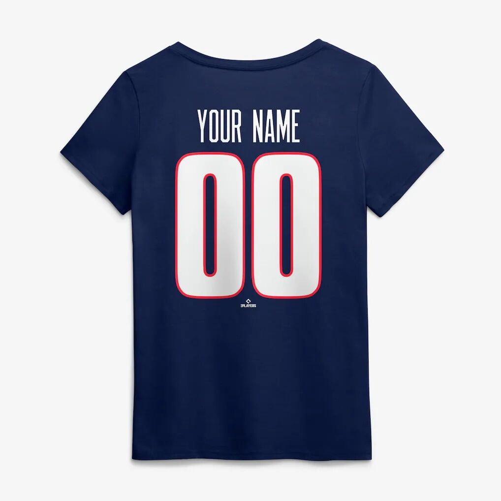 Cleveland Guardians Women's Celebrating America's 250th Personalized Name & Number V-Neck T-Shirt