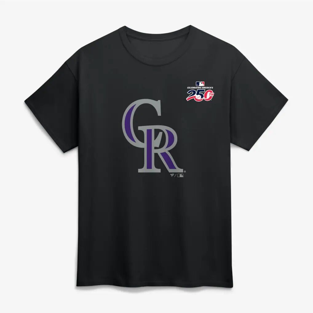 Colorado Rockies Celebrating America's 250th Personalized Name & Number T-Shirt