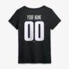 Colorado Rockies Women's Celebrating America's 250th Personalized Name & Number V-Neck T-Shirt - Black - Detail View