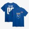 Kansas City Royals Celebrating America's 250th Personalized Name & Number T-Shirt - - Front View