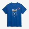 Kansas City Royals Celebrating America's 250th Personalized Name & Number T-Shirt - - Side View