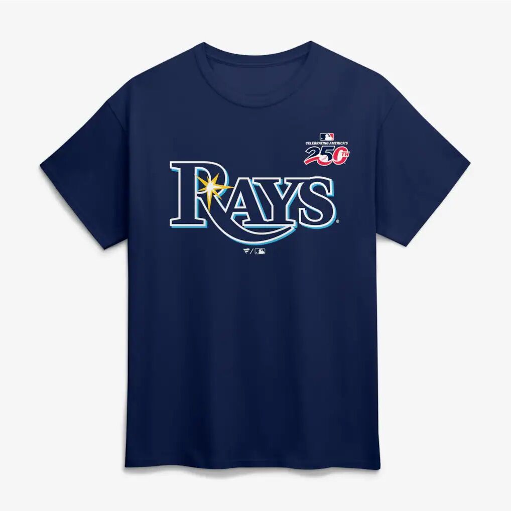 Tampa Bay Rays Celebrating America's 250th Personalized Name & Number T-Shirt