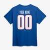 Toronto Blue Jays Celebrating America's 250th Personalized Name & Number T-Shirt - - Detail View