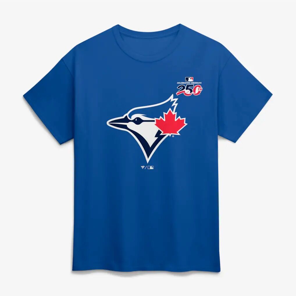 Toronto Blue Jays Celebrating America’s 250th Personalized Name & Number T-Shirt – Royal