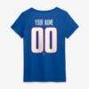Toronto Blue Jays Women's Celebrating America's 250th Personalized Name & Number V-Neck T-Shirt - - Detail View