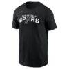 San Antonio Spurs Nike Logo T-Shirt - Black - Side View