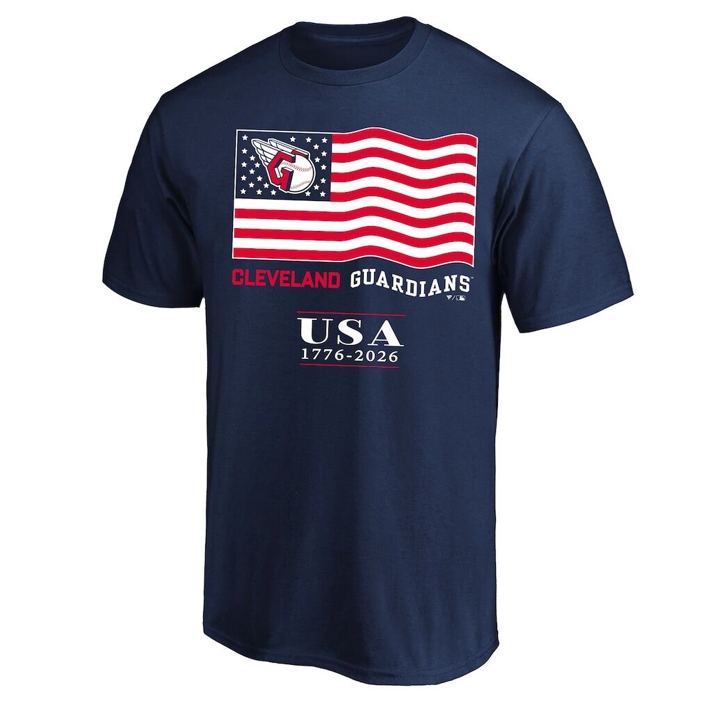 Cleveland Guardians Fashion7 USA 1776-2026 Big & Tall T-Shirt