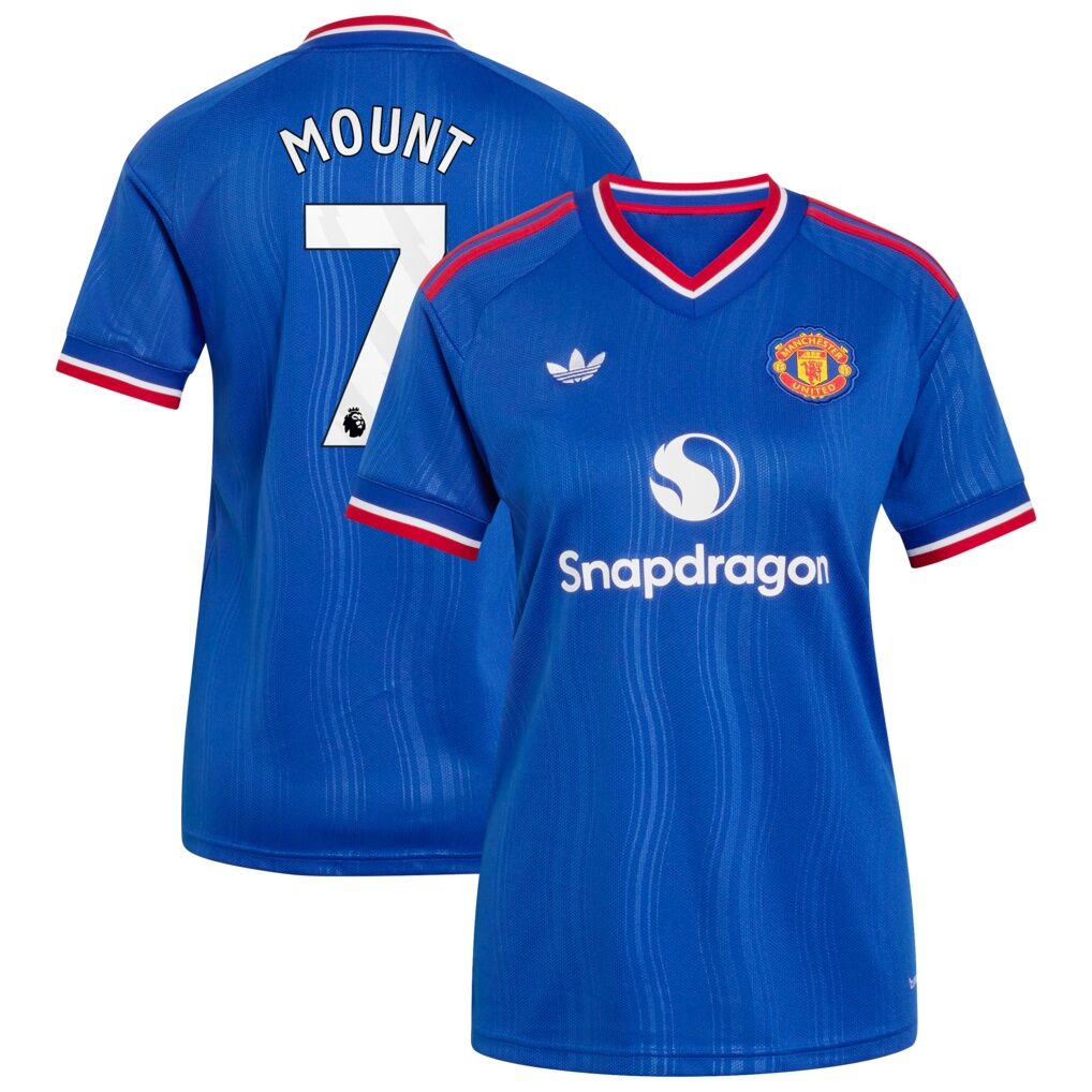Mason Mount Manchester United adidas Women's 2026/27 Away Replica Jersey - Royal