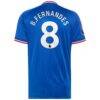Bruno Fernandes Manchester United adidas 2026/27 Away On-Field Authentic Jersey - - Detail View