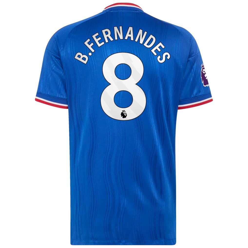 Bruno Fernandes Manchester United adidas 2026/27 Away On-Field Authentic Jersey - Royal
