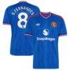 Bruno Fernandes Manchester United adidas 2026/27 Away Replica Jersey - - Front View