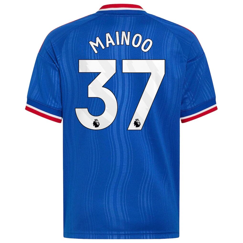 Kobbie Mainoo Manchester United adidas Youth 2026/27 Away Replica Jersey - Royal
